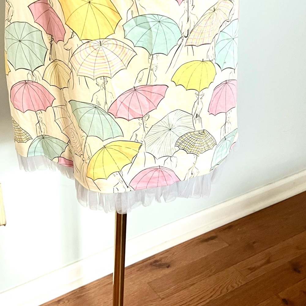 Anthro’s Kathlin Argiro Atelier, Pin-Up Umbrella Dress,Crinoline Hem,Size 10/12 - Picture 5 of 12